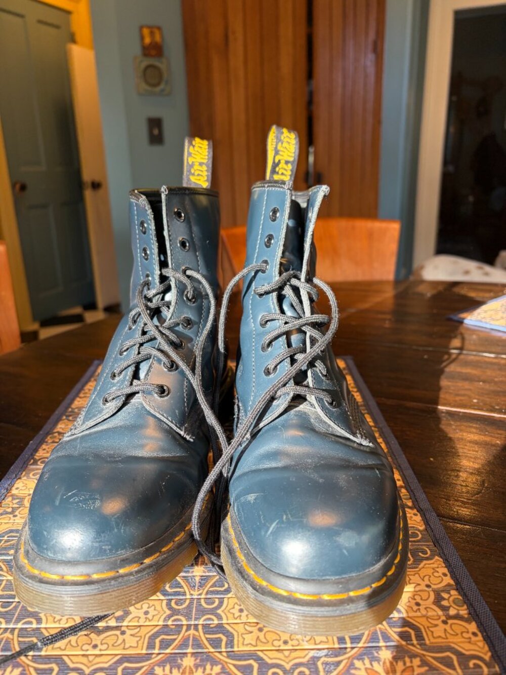 Doc Marten's 1460 Men's Boots - Blue 11M - Picture 6 of 10